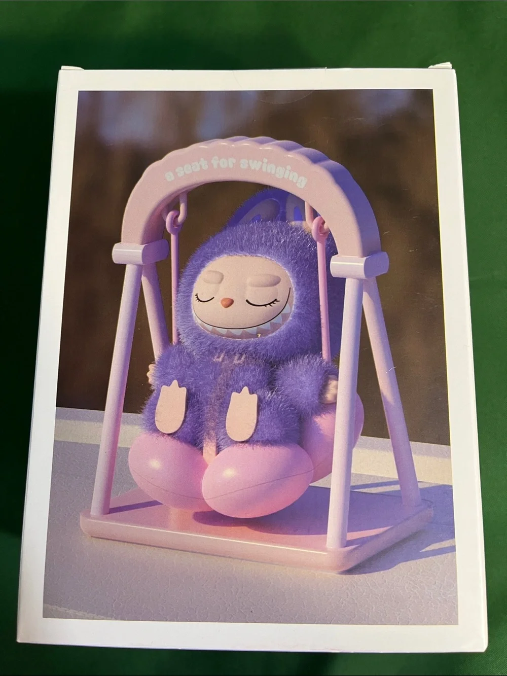 Set of 2 swing sets for soft (Labubu or similar) toys.